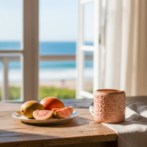 Candela Vaso Rosa Rilievo