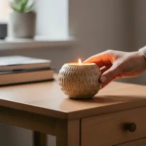 Candela Globo Oro-Rosa