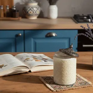 Candela Vaso Bianco con chiusura
