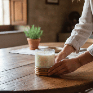 Candela Vetro e Legno