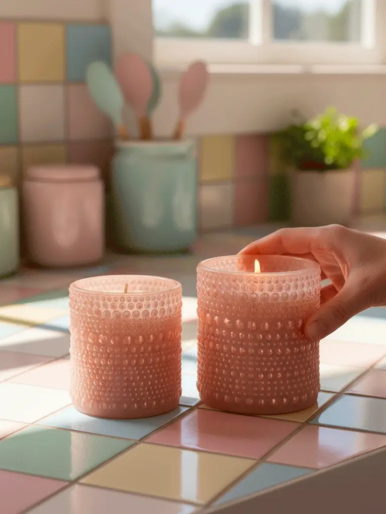 Candela Pois Rosa due formati - immagine 2
