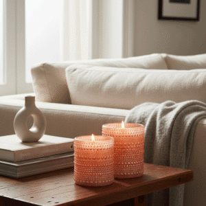 Candela Pois Rosa due formati