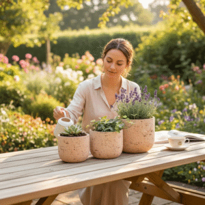 Vaso Ceramica Effetto Sughero