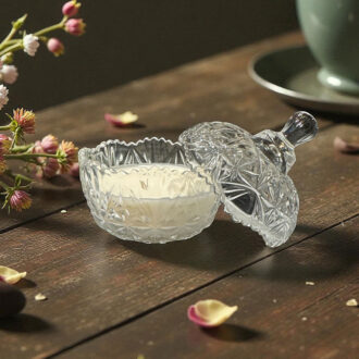 Candela Crystal con coperchio