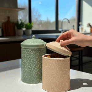 Barattoli in Alluminio effetto Ceramica