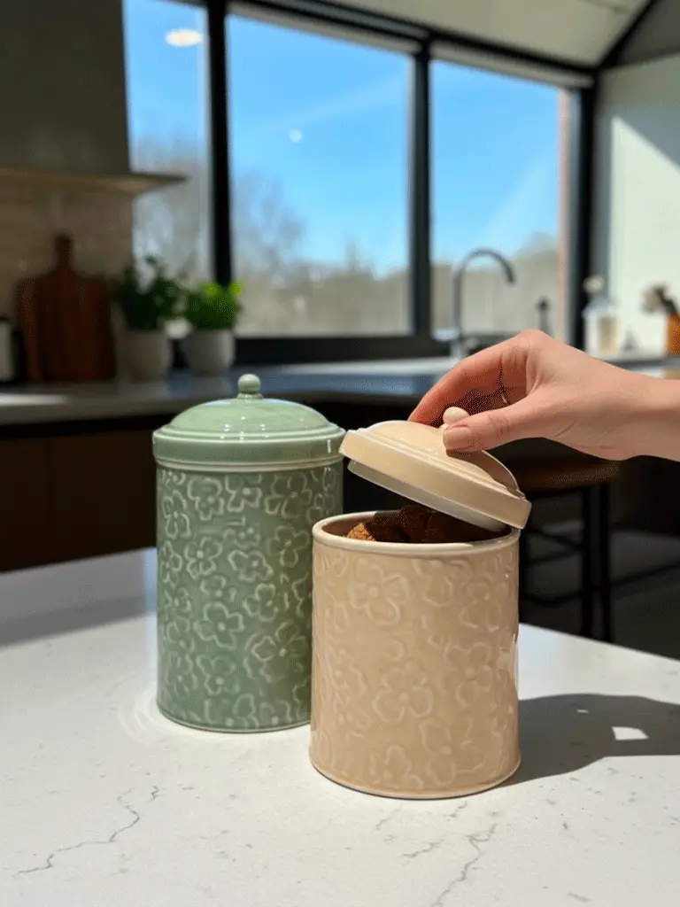 Barattoli in Alluminio effetto Ceramica