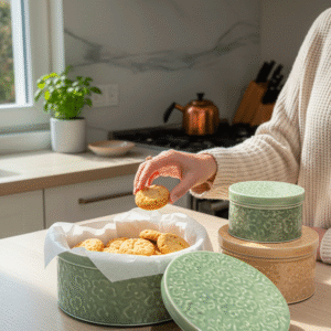 Contenitore in Alluminio con effetto Ceramica