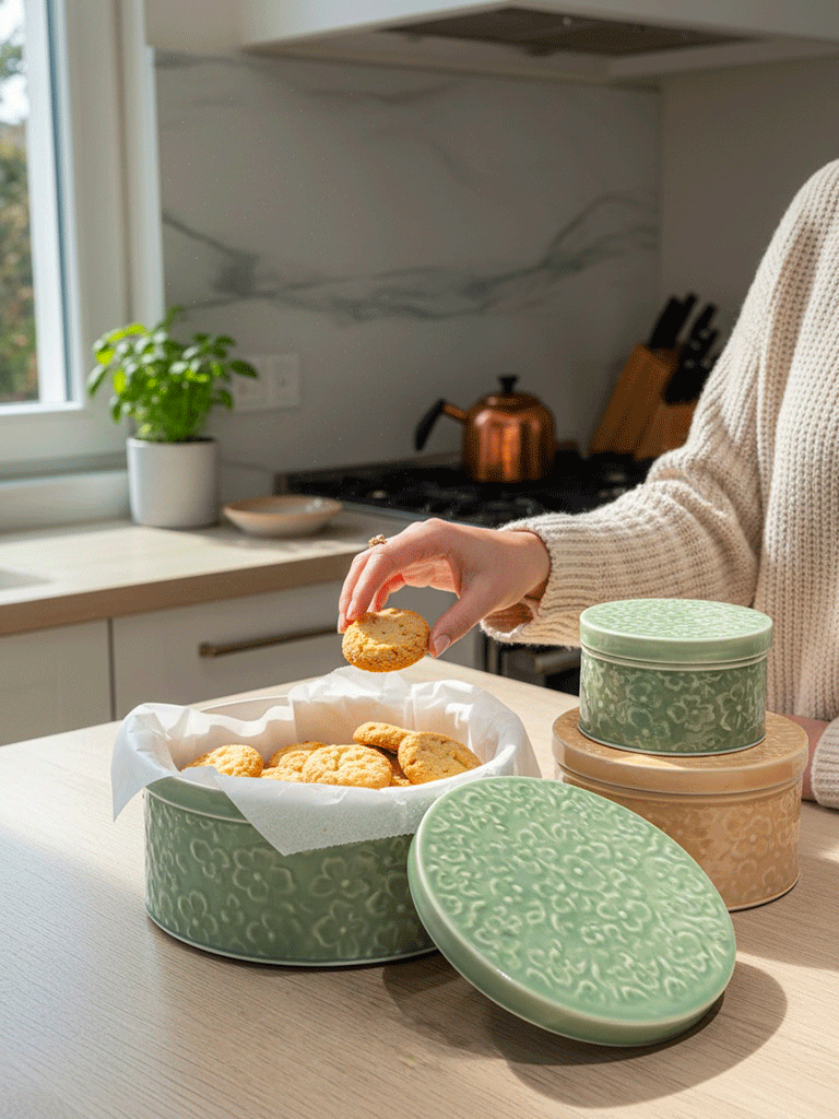 Contenitore in Alluminio con effetto Ceramica