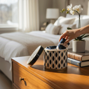 Cofanetto in Ceramica dipinto a mano