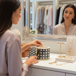 Cofanetto in Ceramica dipinto a mano