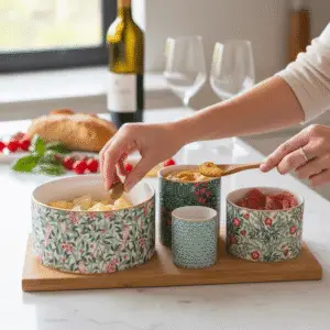 Set aperitivo con vassoio