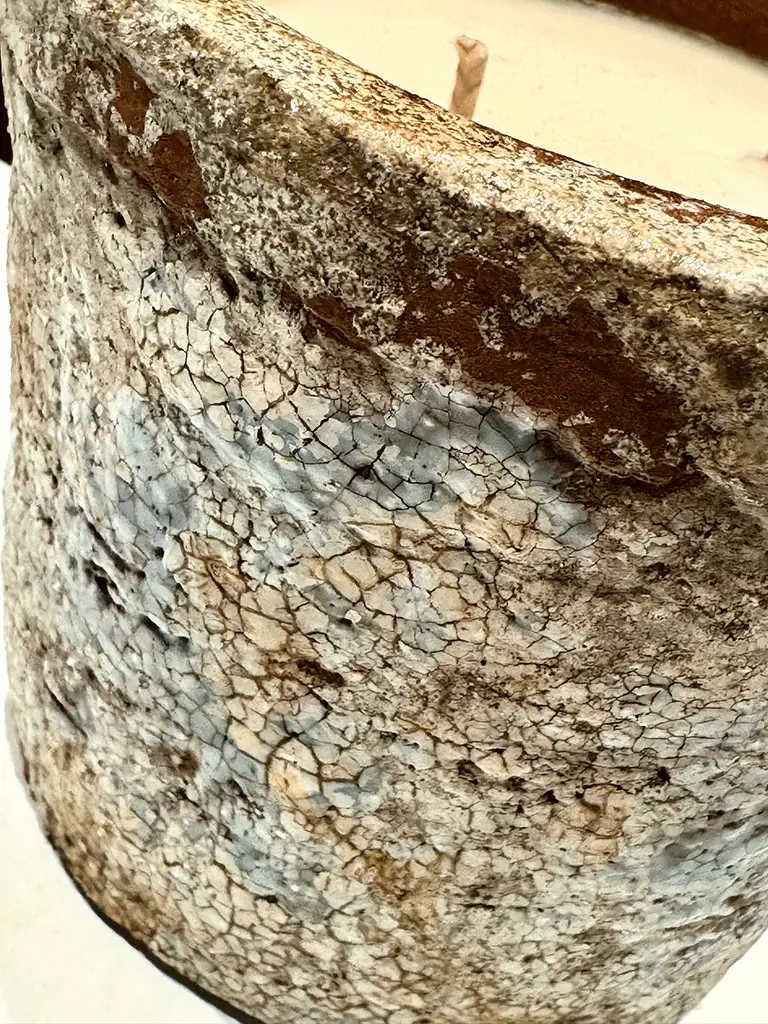 Candela Raku Turchese e Terracotta - immagine 4