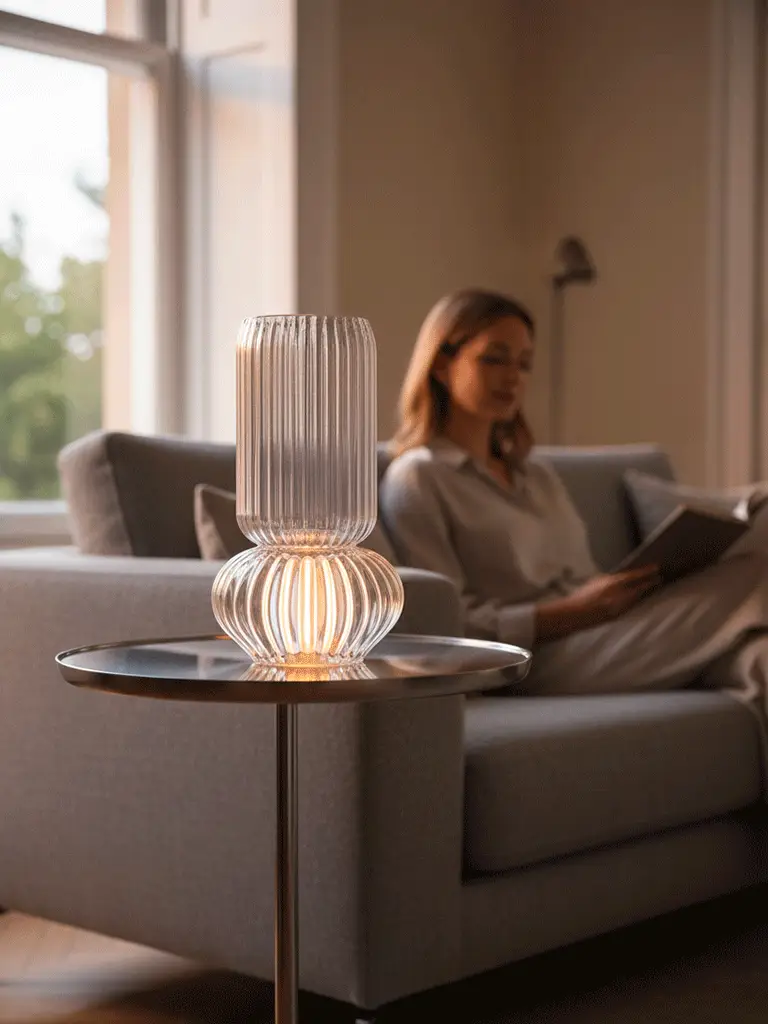 Lanterna Led a batterie che è anche Vaso per fiori - immagine 4