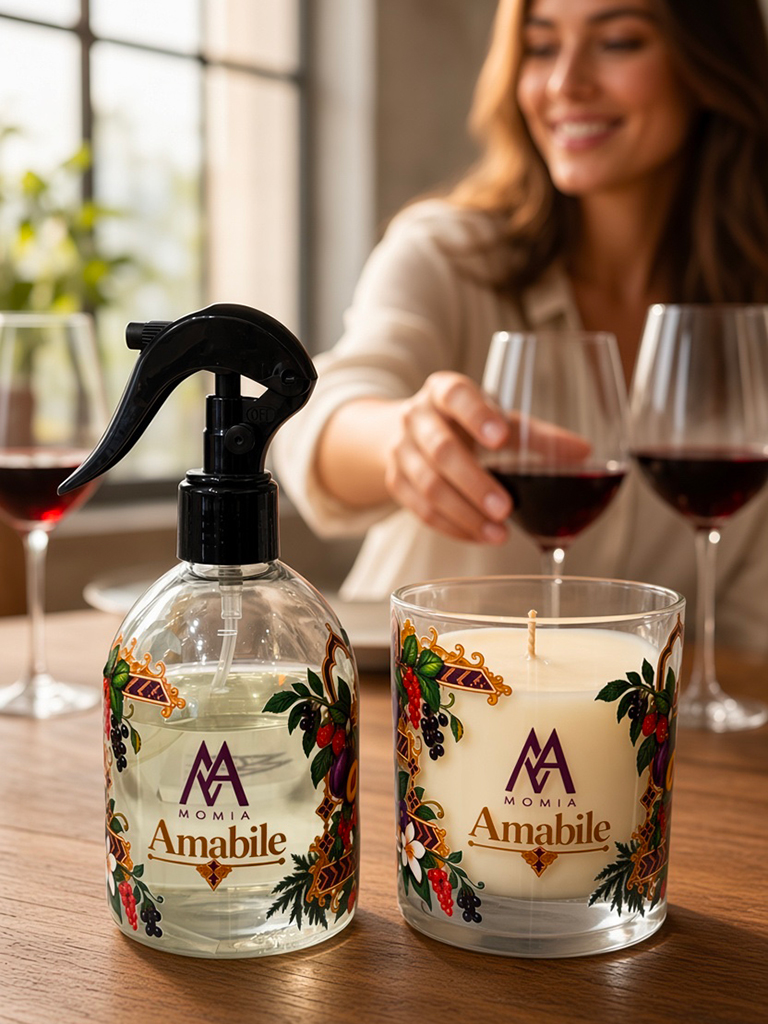 Amabile Room Spray and Candle