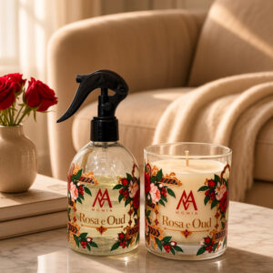 Rose and Oud Room Spray and Candle
