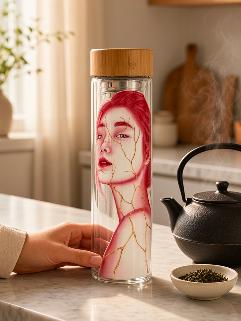 Termos in vetro borosilicato con filtro | MOMIA e Punti di Vi